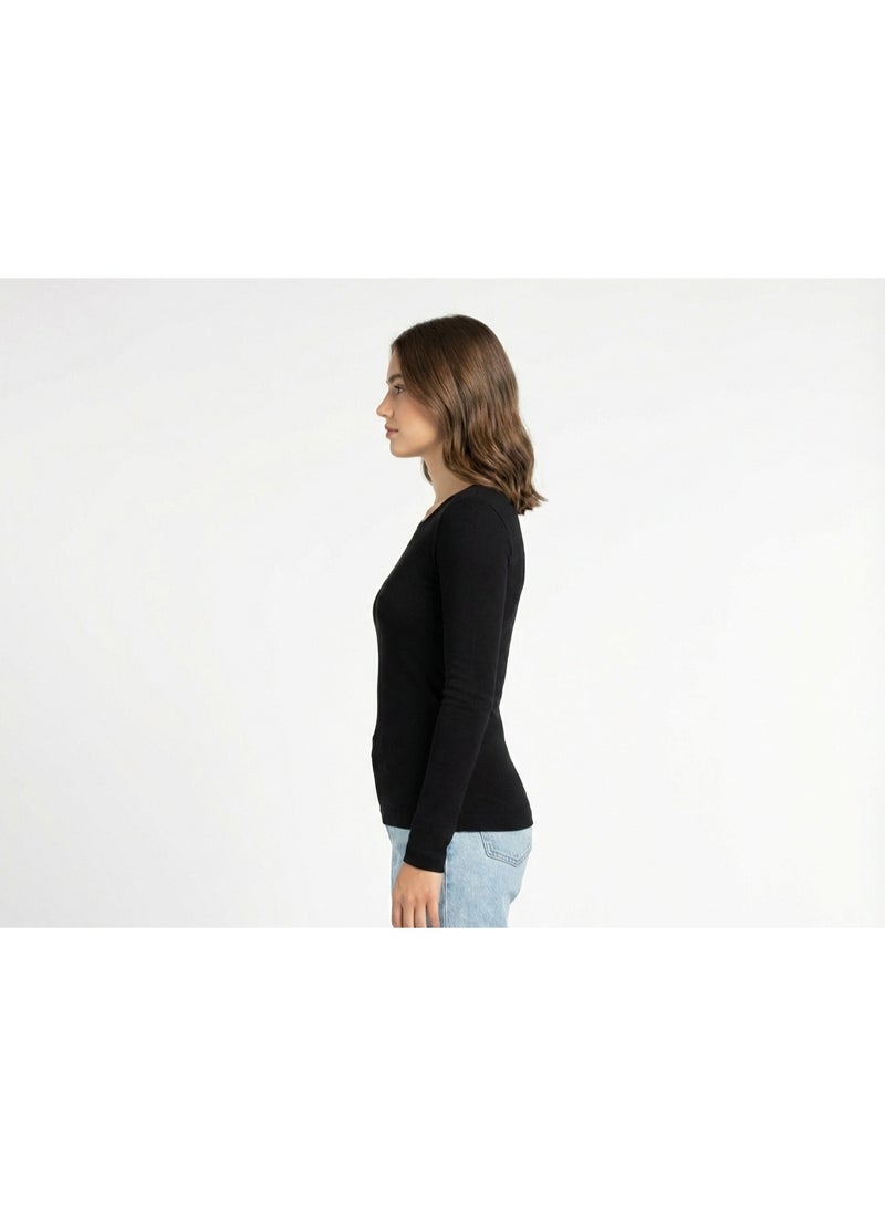 Carina Long Sleeves Top (Cookies) - Image 2